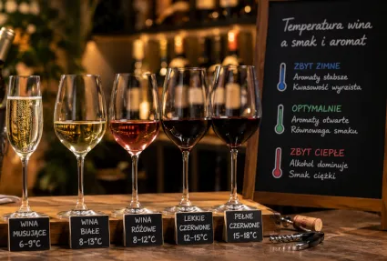 Za zimne czy za ciepłe? Jak temperatura wina wpływa na jego smak i aromat